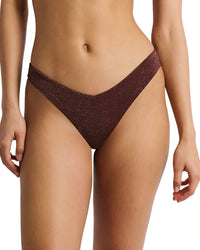Onia Chiara Bikini Bottom Brown