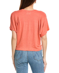 Isabel Marant E'toile Yates Linen Graphic T-Shirt