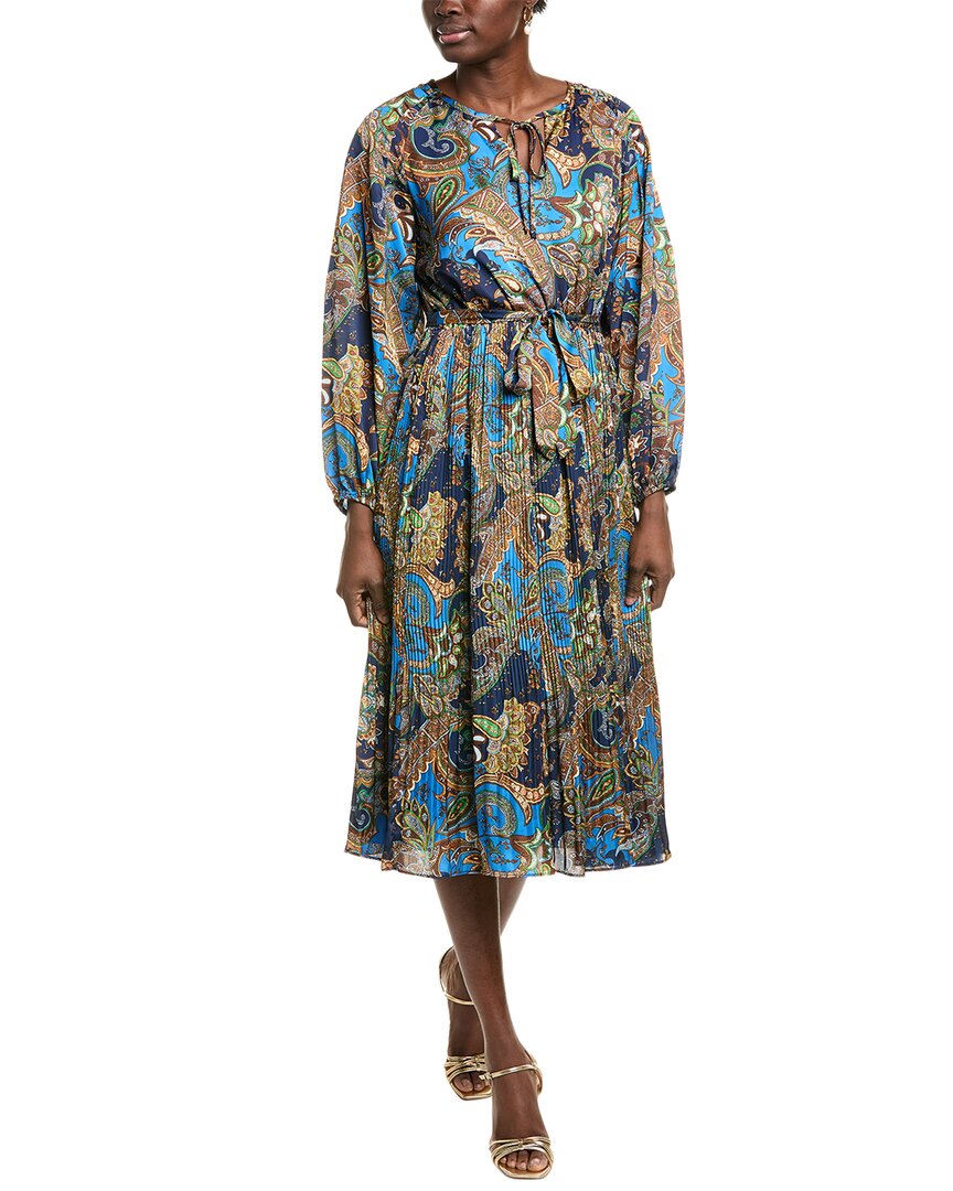 T Tahari Midi Dress Blue