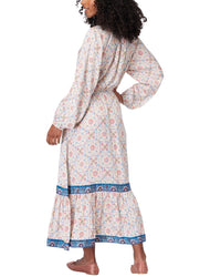 Roller Rabbit Mosaic Tile Border Olaya Maxi Dress
