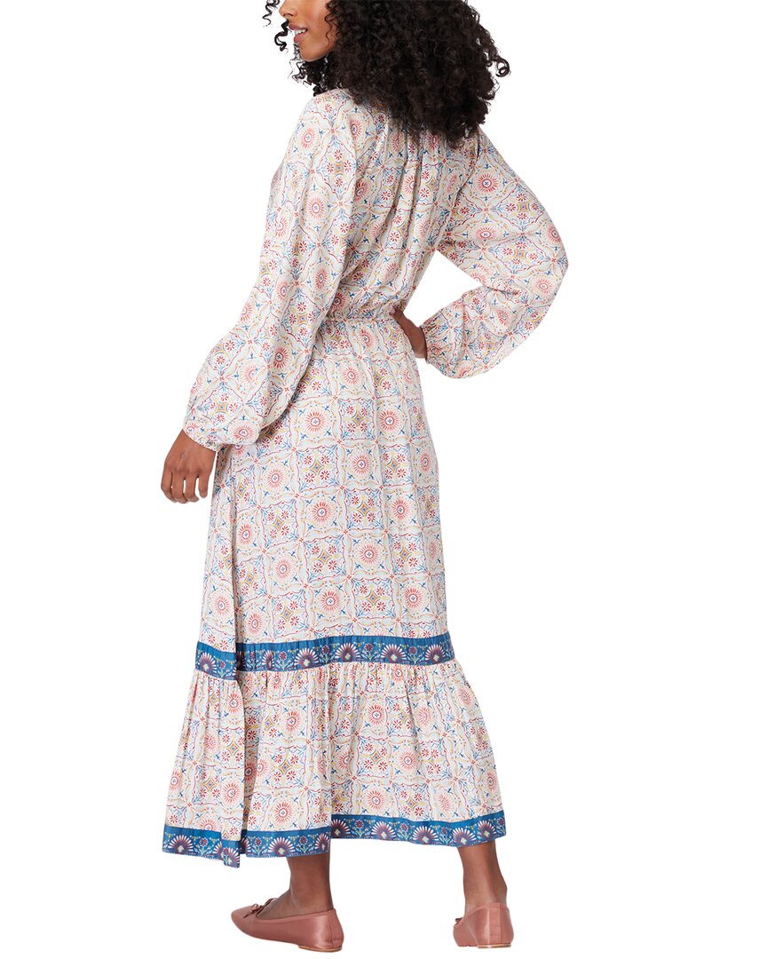 Roller Rabbit Mosaic Tile Border Olaya Maxi Dress