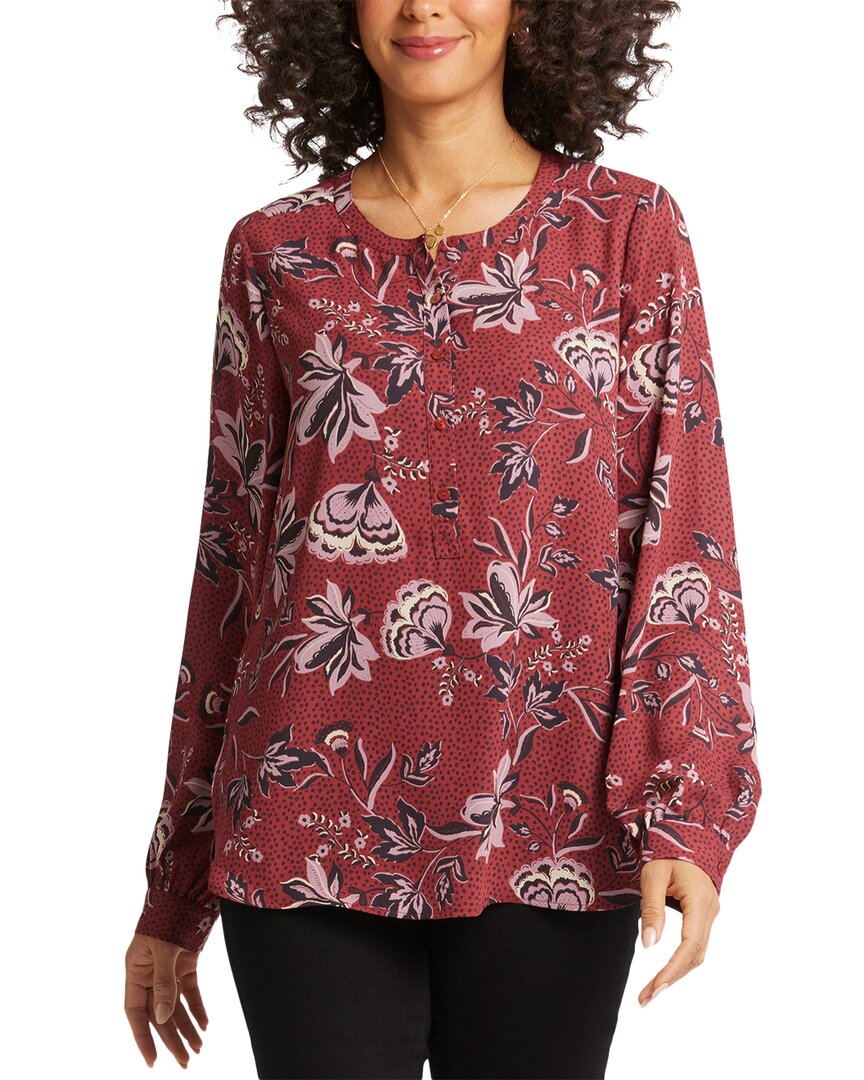 Nydj Simone Blouse Pink