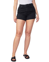 Paige Allure Short Raw Hem Short Regular 00 (XXS) Black