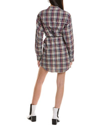Isabel Marant Etoile Checked Linen-Blend Shirtdress