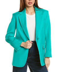 Sandro Suit Blazer Green