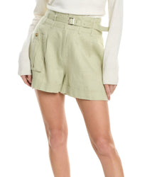 Atm Anthony Thomas Melillo Heavyweight Linen Short 0 Green