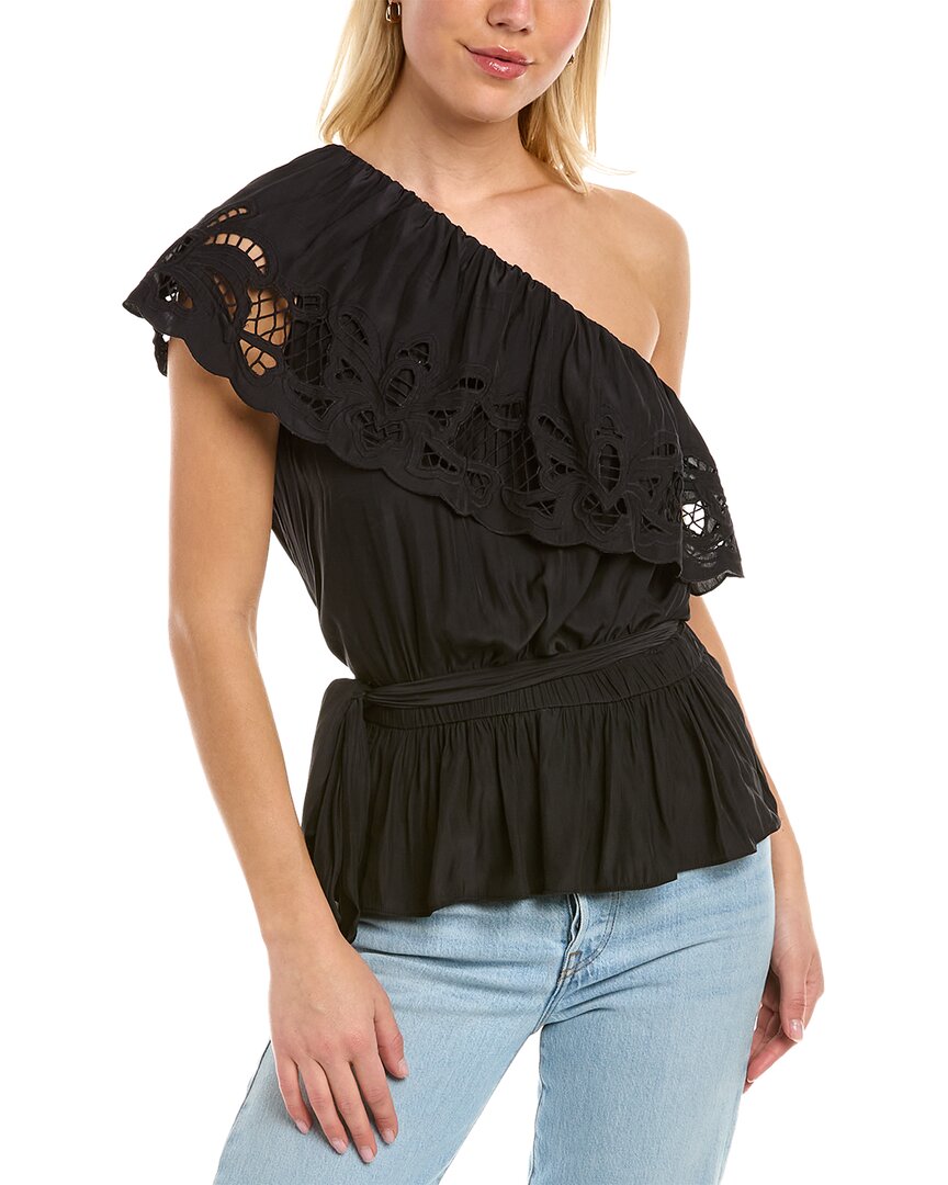 Ramy Brook Levon Top Black Regular 00 (XXS)