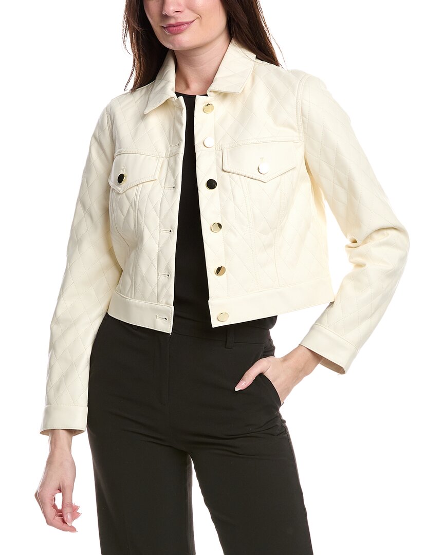 Vince Camuto Quilted Jacket White
