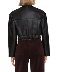 Avec Les Filles Vegan Leather Jacket