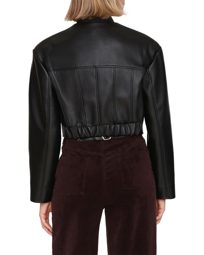 Avec Les Filles Vegan Leather Jacket