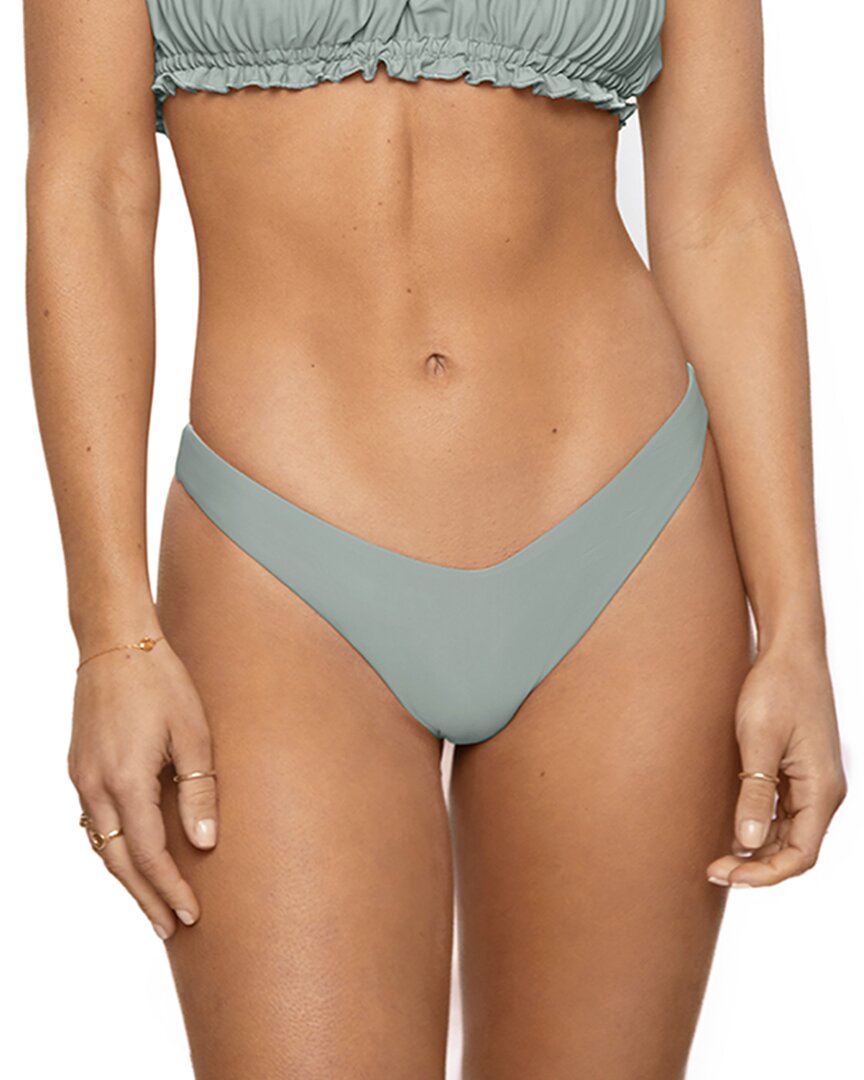 Pq Swim High Cut Full Bottom Regular 0 (XS) Green