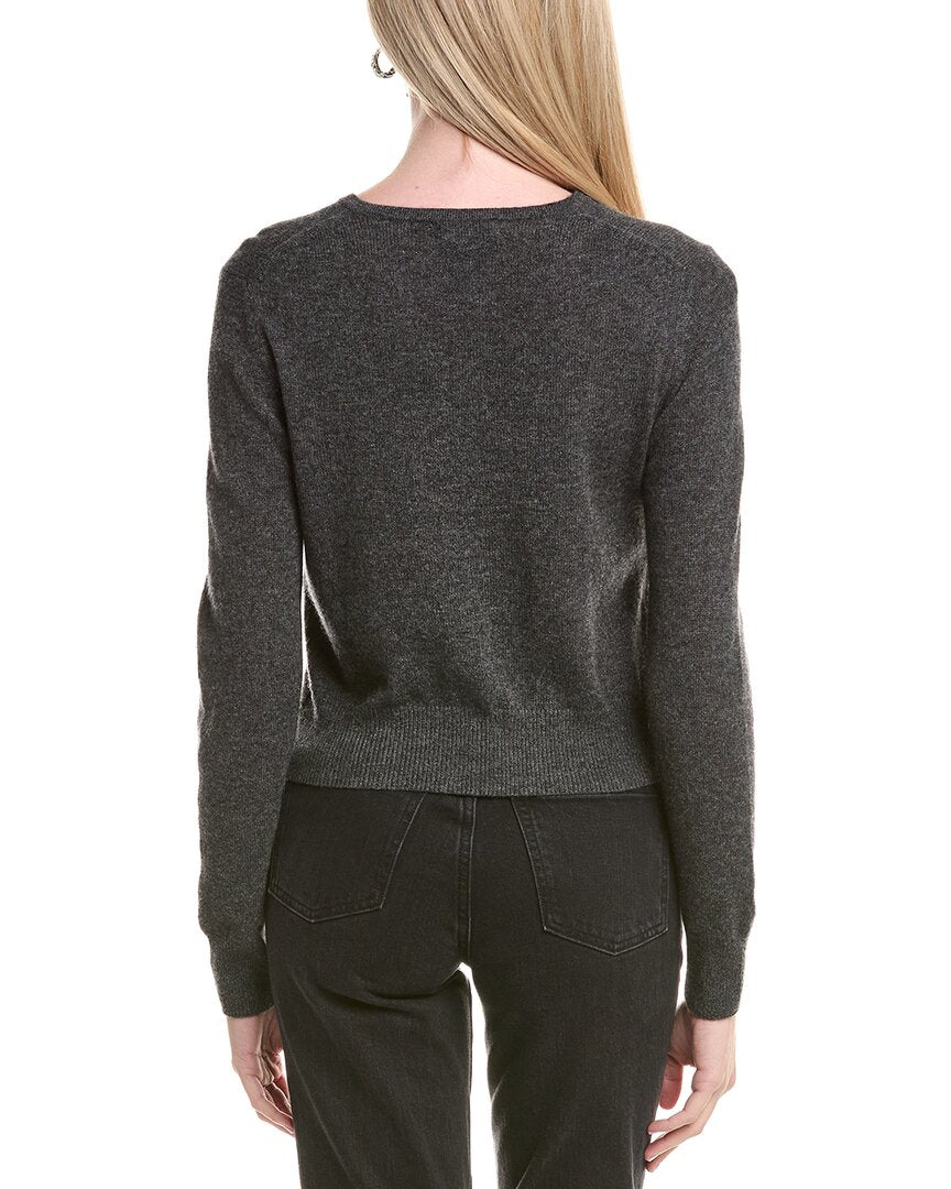 Forte Cashmere Cropped Cashmere Sweater