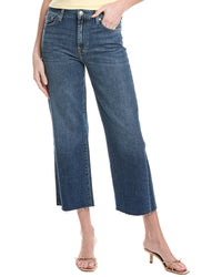 7 For All Mankind Alexa Beida Cropped Jean Blue