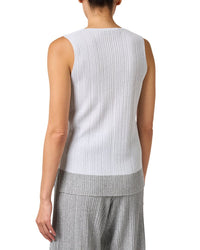 D.Exterior Grey Metallic Ribbed Tank