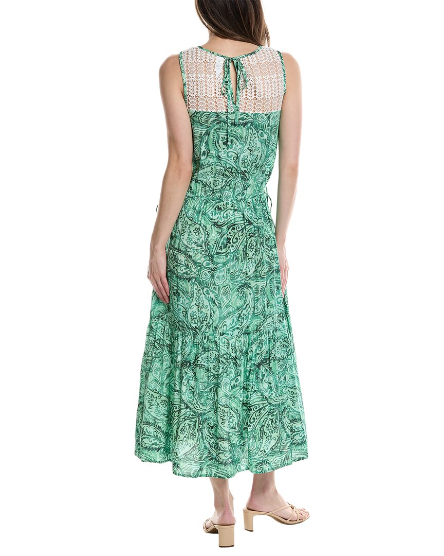 monte midi dress Monte And Lou Elation Lace Yoke Midi Dress