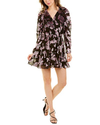 Tanya Taylor Justina A-Line Dress Black