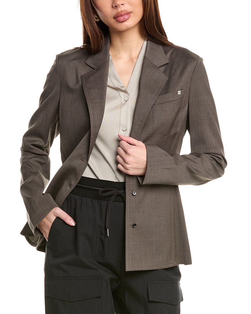 Helmut Lang Combo Wool Shirt Brown Multi