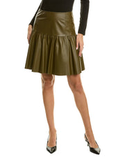 Lafayette 148 New York Fran Leather Skirt
