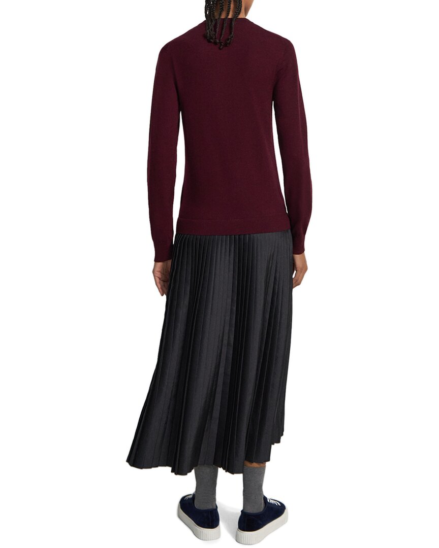 Theory Knit Combo Wool-Blend Sweaterdress