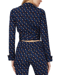 Diane Von Furstenberg Bobbie Two Wool-Blend Top