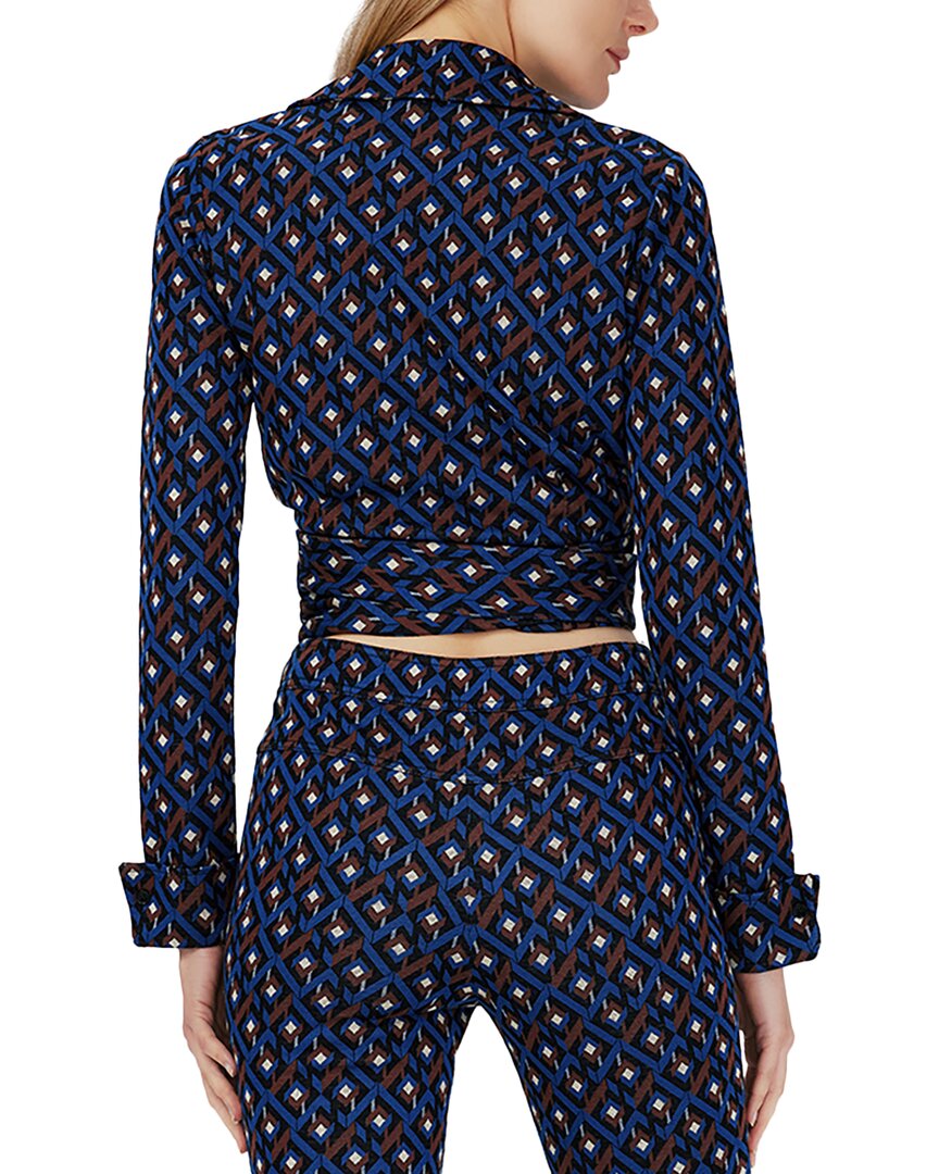 Diane Von Furstenberg Bobbie Two Wool-Blend Top
