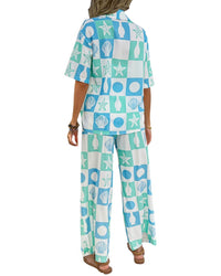 Luna Tuccini 2Pc Shirt & Pant Set