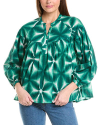 Electric & Rose Sasha Top Green