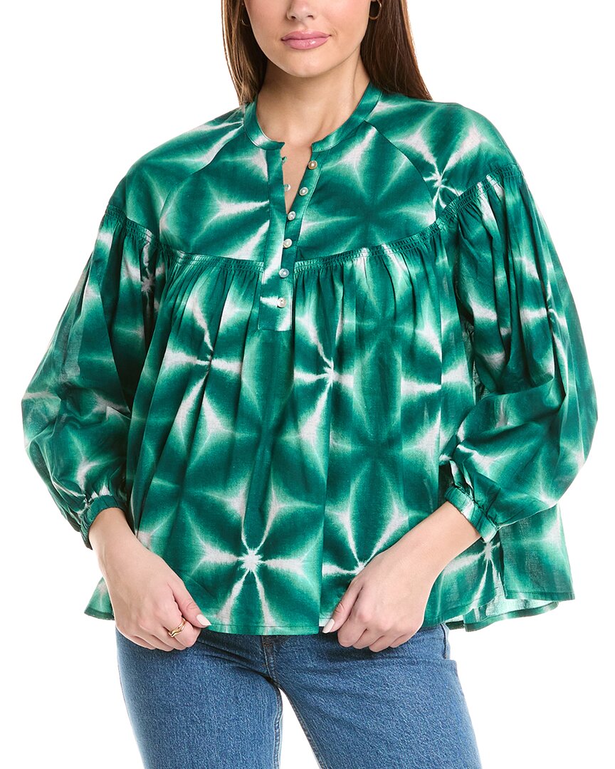 Electric & Rose Sasha Top Green