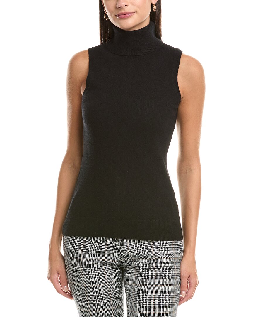 Incashmere Turtleneck Cashmere Tank Sweater