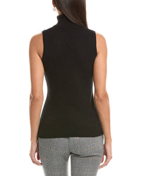 Incashmere Turtleneck Cashmere Tank Sweater