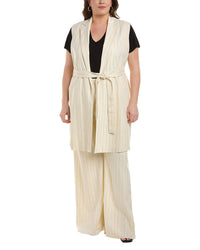 Marina Rinaldi Plus Citta Sleeveless Blazer 14 Black