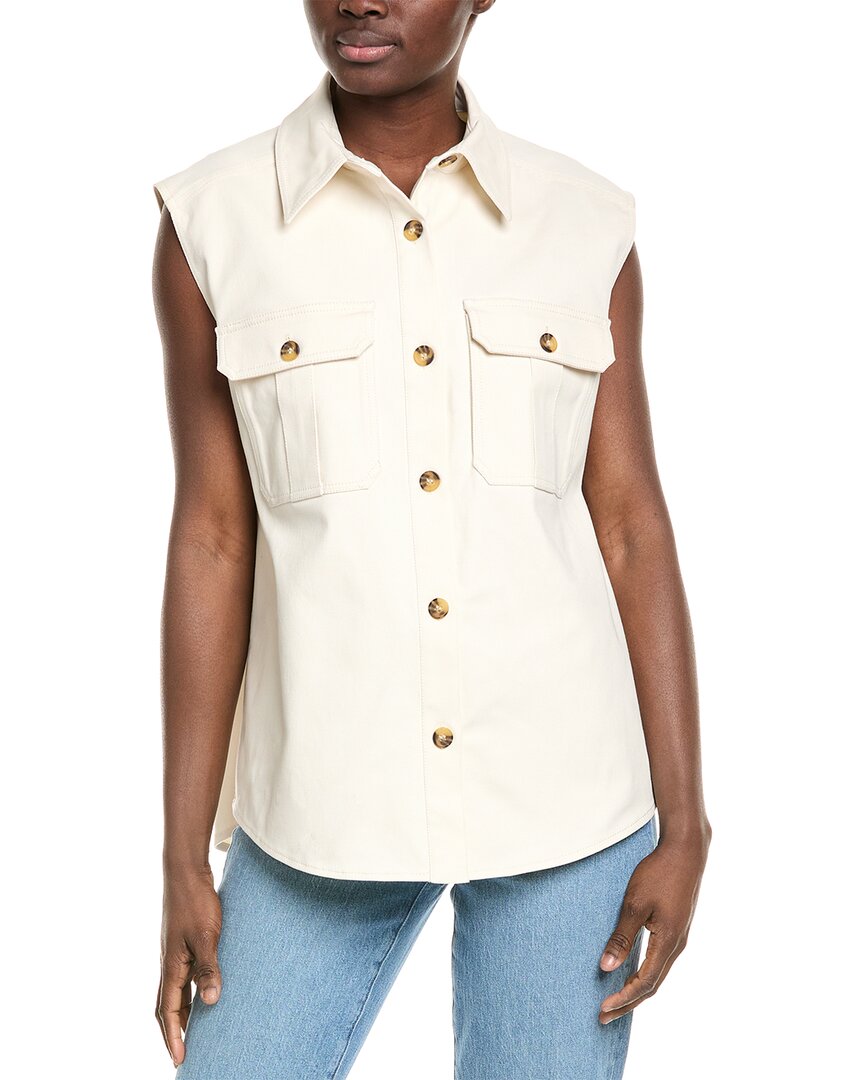 Nicholas Adelpha Utility Vest White