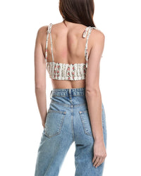 Dress Forum Rosie Stripe Tie-Shoulder Bandeau Top