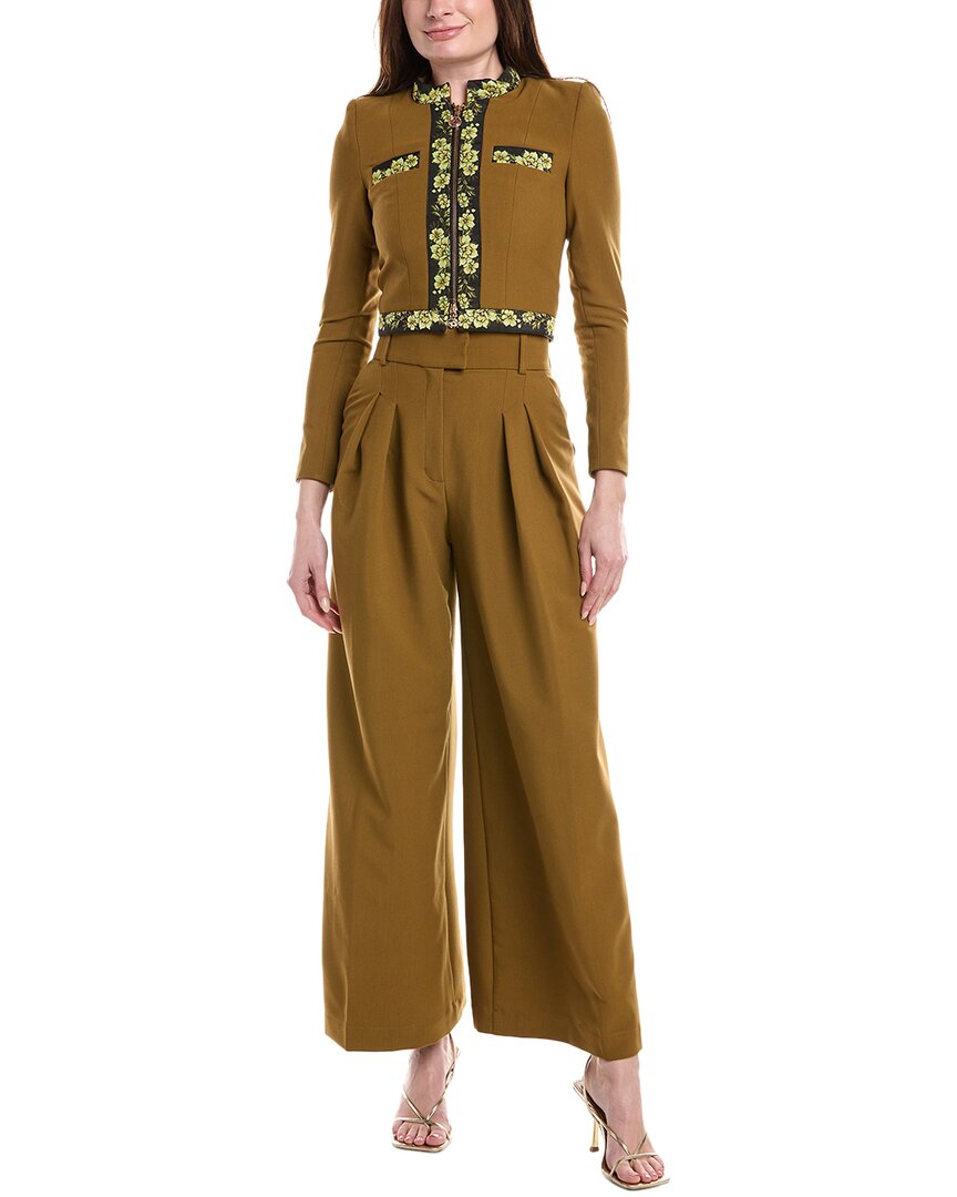 Bgl 2Pc Jacket & Pant Set Mustard