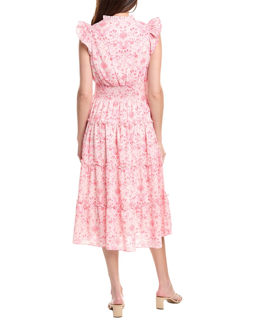Sail To Sable Smocked Waist Midi Dress