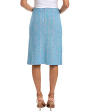 St. John Tweed Wool-Blend Skirt