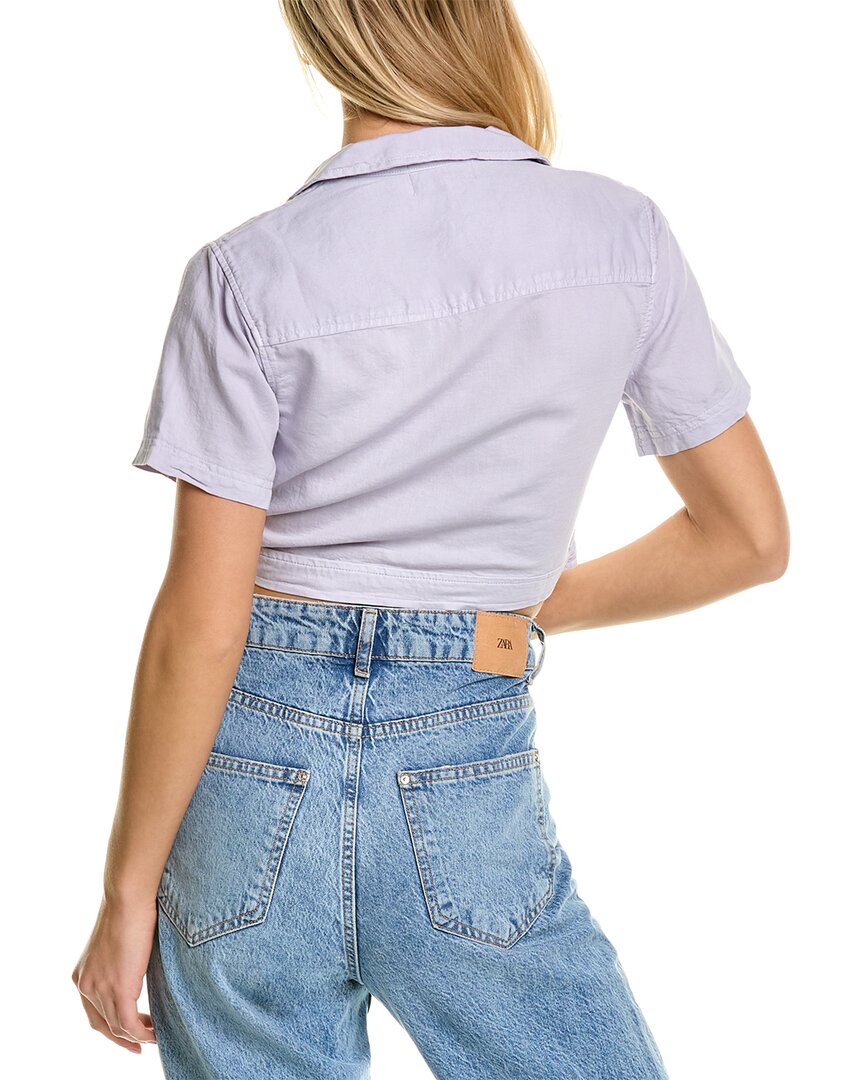 Bella Dahl Wrap Linen-Blend Shirt