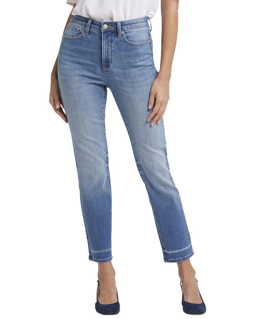 Nydj Sheri Aspen Sky Ankle Crop Jean Blue 23" Waist