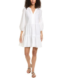 Michael Stars Womens Georgie Mini Dress, Xl, White