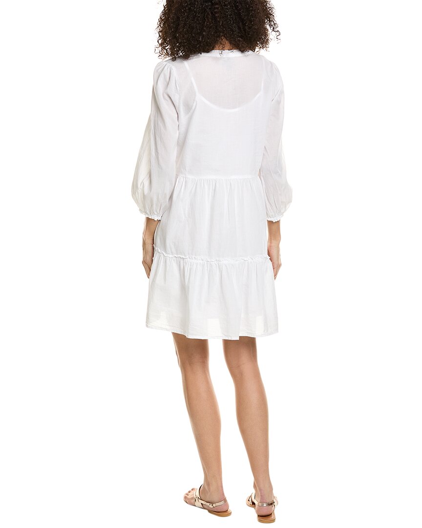 Michael Stars Womens Georgie Mini Dress, Xl, White