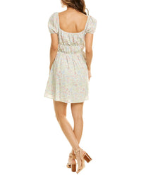 Botanik Studio Tie Front A-Line Dress