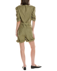 Hudson Jeans Puff Sleeve Romper
