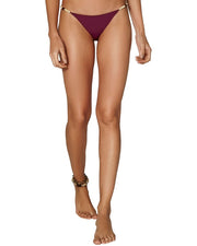 Vix Solid Bondi Detail Full Bikini Bottom