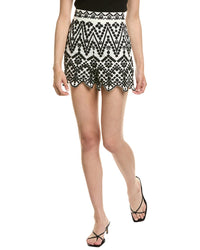 Colette Rose Embroidered Skirt