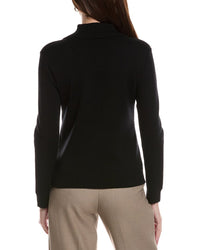 Bruno Magli Merino Wool Epaulet Sweater Jacket