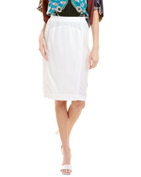 Burning Torch Union Skirt White