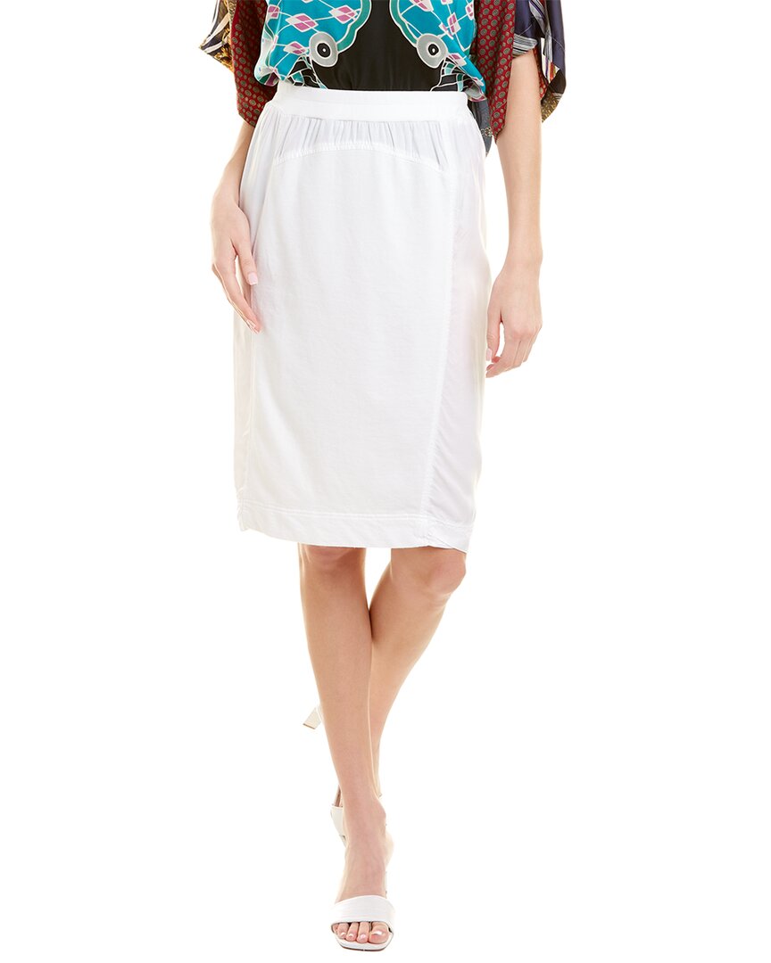 Burning Torch Union Skirt White