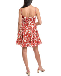 Agua By Agua Bendita Linen Mini Dress