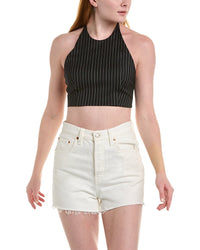 Sportmax Judy Wool-Blend Top Black