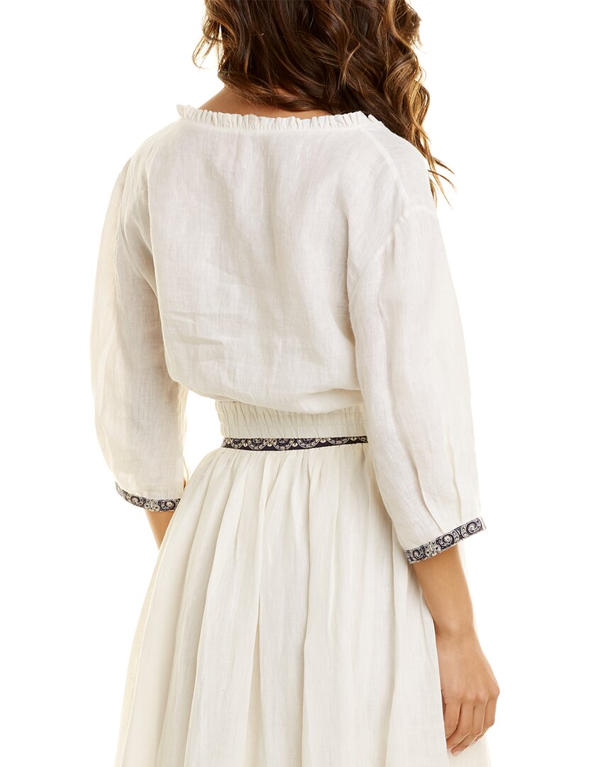 Le Sirenuse Rosei Calypso Linen Top